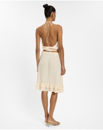 With Harper Lu - Draped Halter Top