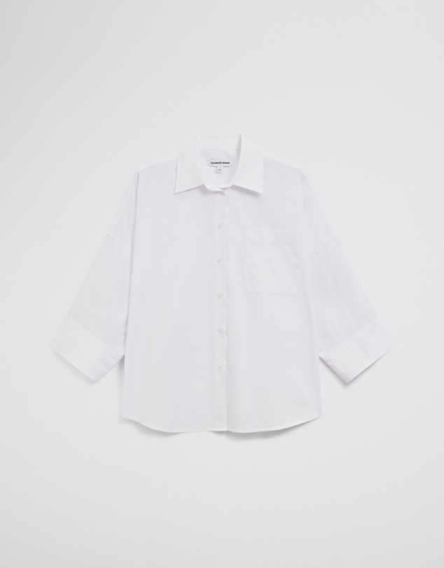 Country Road - Drape Sleeve Cotton Shirt
