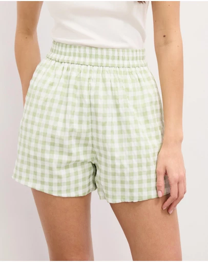 The Fated - Gina Gingham Shorts