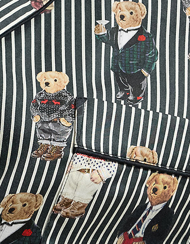 Polo Ralph Lauren - Madison Polo Bear Cotton Long Sleeve Pyjama Set