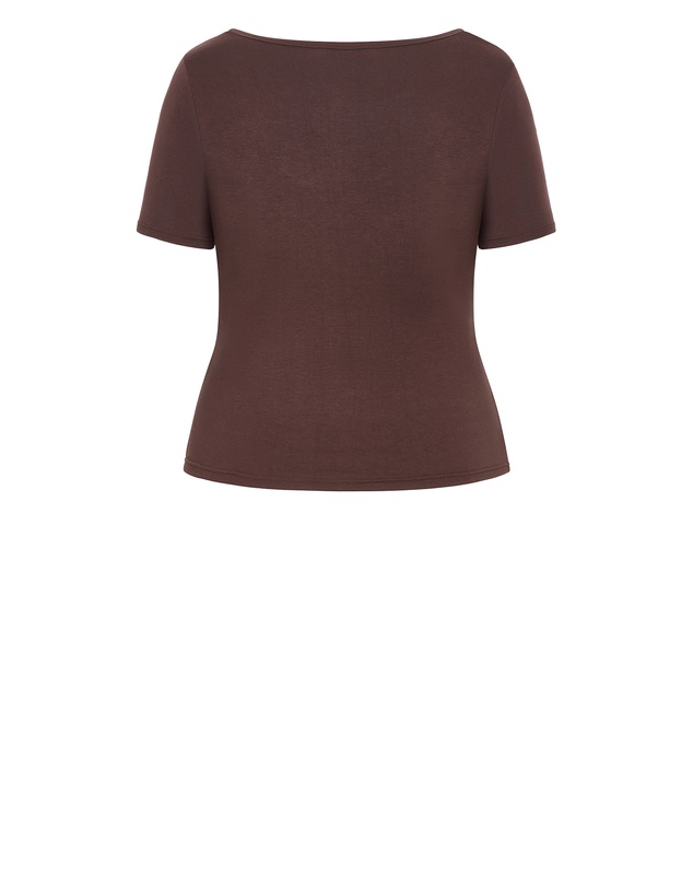 City Chic - Everyday Scoop Tee