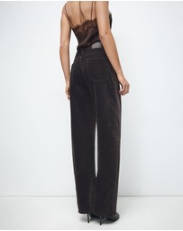 M.N.G - Mid-Rise Straight Jeans