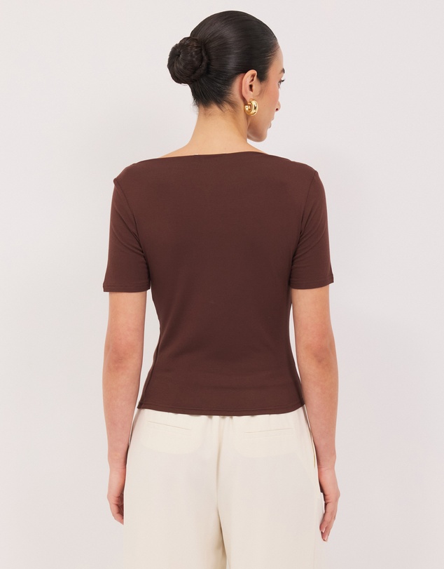 Calli - Astor Gathered SS Top