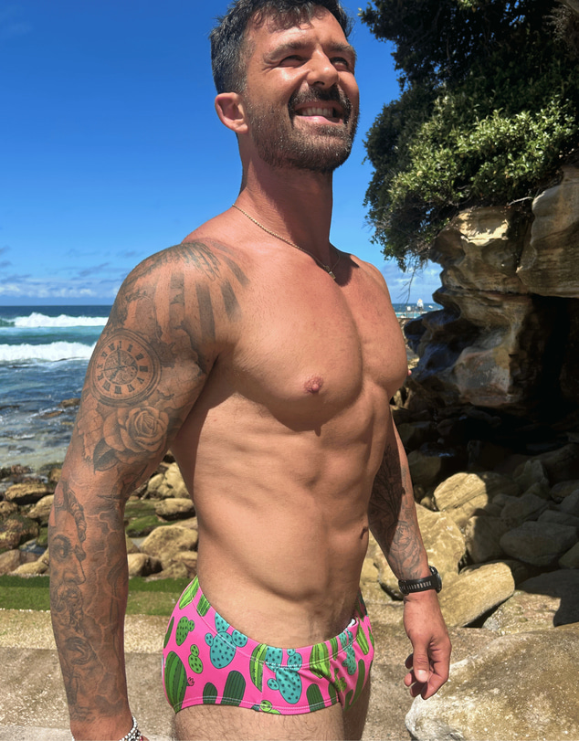 Salty Johnson - Prickly Business Pink Brief