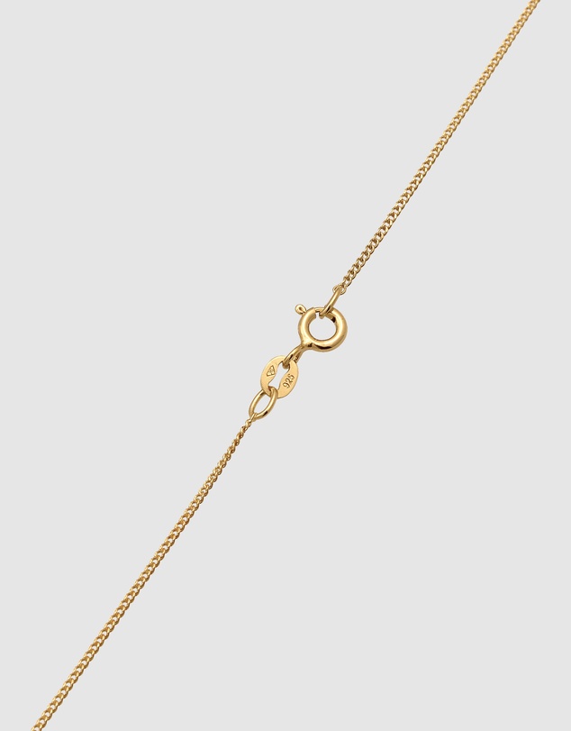 Elli Jewelry - Crystal Cross Choker Necklace in Gold-Plated 925 Silver