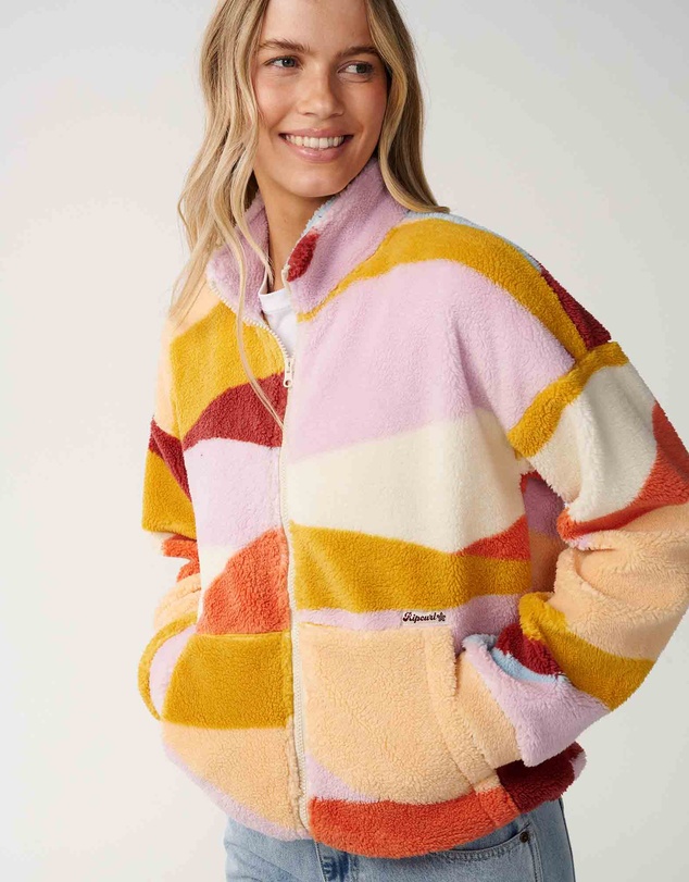 Rip Curl - Retro Swell Standard Zip Through Polar Fleece