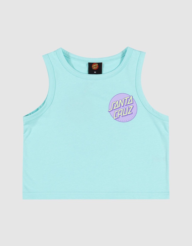 Santa Cruz - Other Dot Pop Chest Cropped Tank - Teens