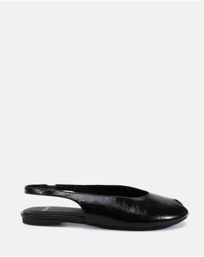 Black Crinkle Patent