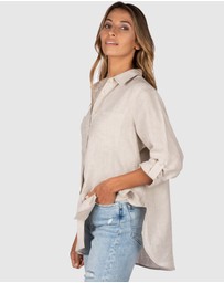 CAMIXA - Luna Oversize Linen Shirt