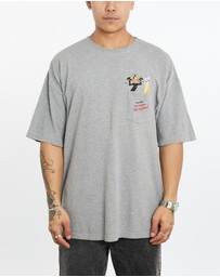 Vintage by The Real Deal - Pre Loved - Vintage 1999 Daffy Duck Looney Tunes Cartoon Cartoon Pocket Tee
