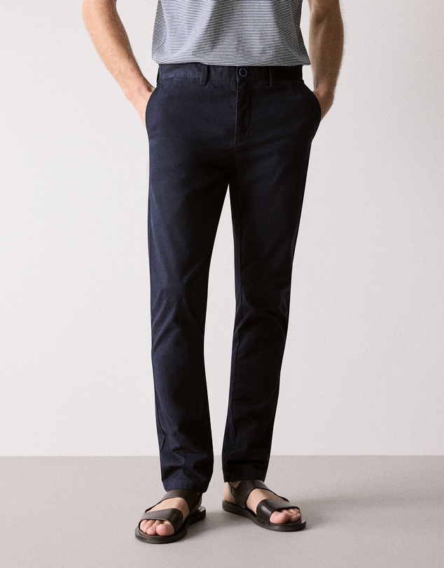 Trenery - Regular Chino Pant in Midnight Blue