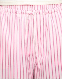Dazie - Nina Stripe Double Waist Band Pants
