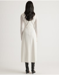 Decjuba - Rachel Ruched Front Midi Dress
