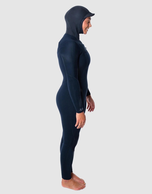 Coastlines - Insulator Series 5/4 Hooded Chest Zip Steamer - Women's
