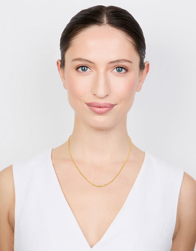 Lovisa - Waterproof Gold Plated Stainless Steel Twisted Short Chain Necklace