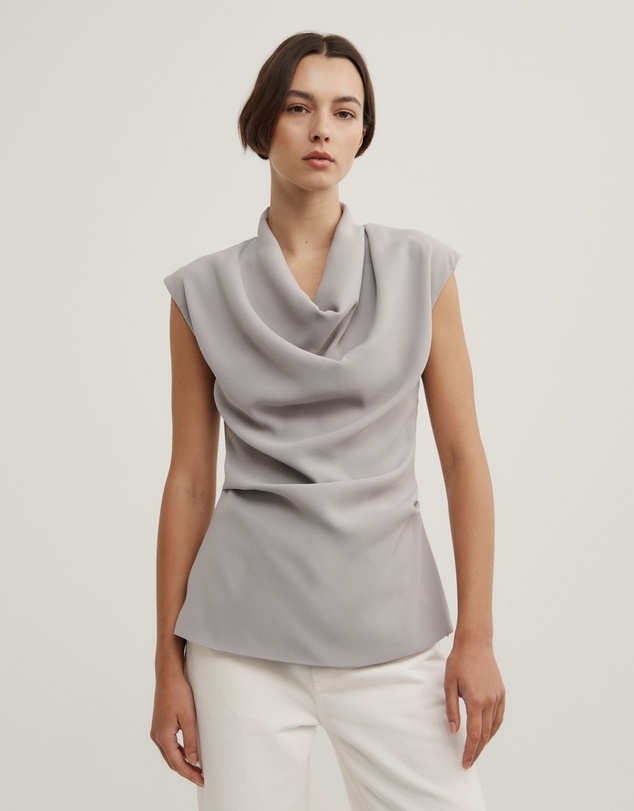 Witchery - Crepe Cowl Tank Top