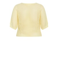 City Chic - Crochet Knit Top