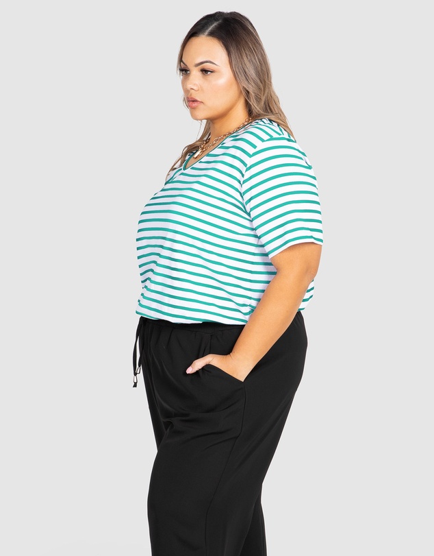 Love Your Wardrobe - Cassie Stripe Tee