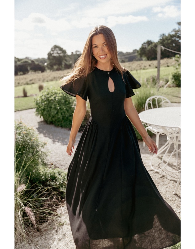 Petal & Pup - Jessima Midi Dress - Black