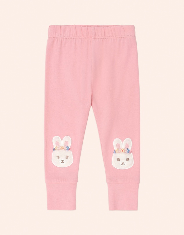 Huxbaby - Flower Field Bunny Leggings - Babies-Kids