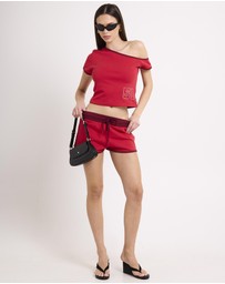 Insight - Varisty Mini Shorts