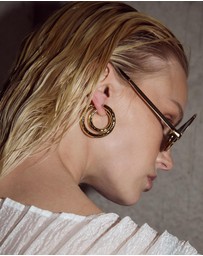 Luv Aj - Liquid Metal Hoops Set