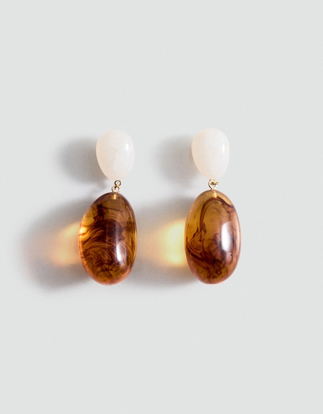 M.N.G - Mixed Pendant Earrings