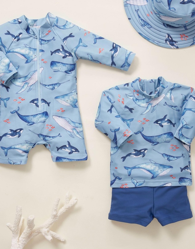 Purebaby - Broad Brim Swim Hat -Kids-Babies