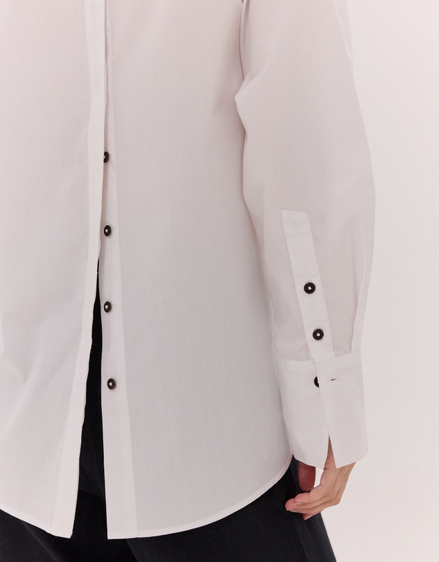 Cloth & Co. - The Split Back Shirt | White