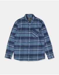 Quiksilver - Mens Scribe Plaid Long Sleeve Shirt