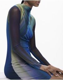 Desigual - Ombre tulle dress
