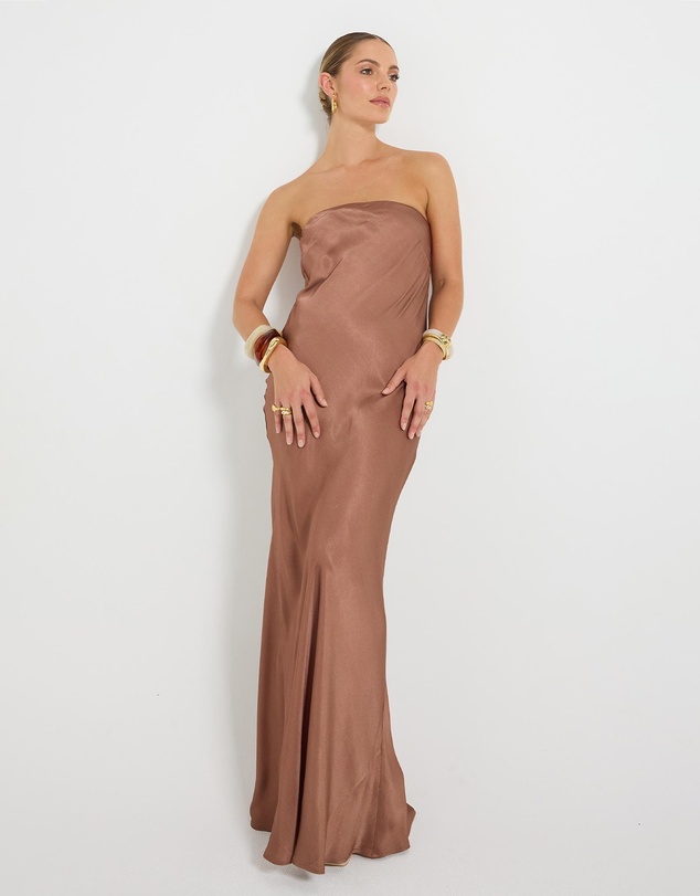 Pasduchas - Quinn Strapless Maxi Dress