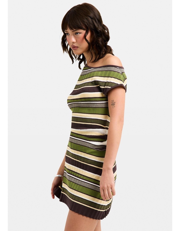 Subtitled - Alba Off Shoulder Mini Dress