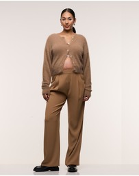 Soon Maternity - Wide Leg Pleated Pants