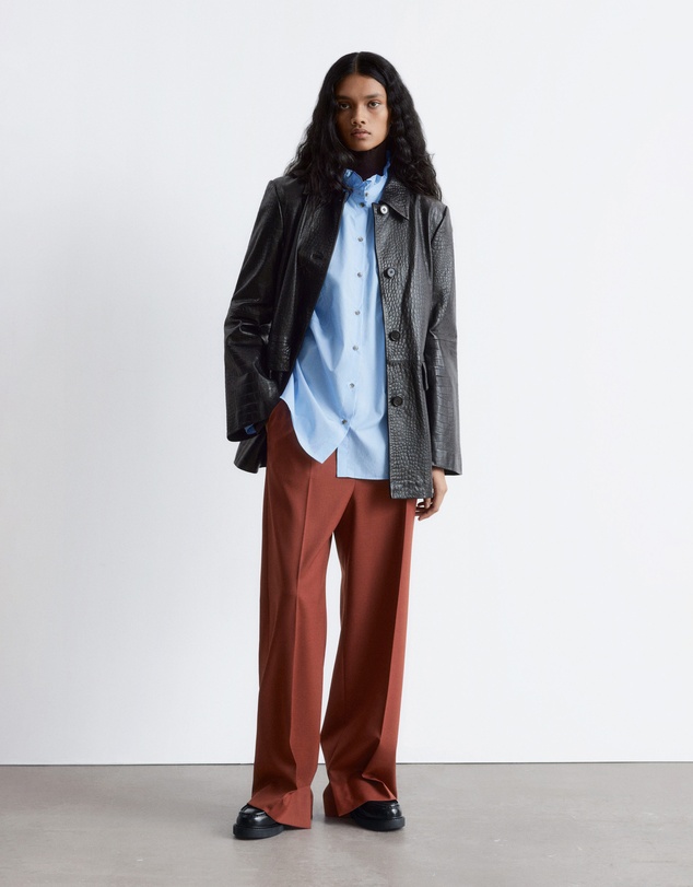 & Other Stories - Wool Press-Crease Trousers