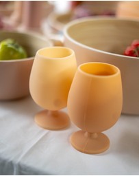 porter green - stemm | silicone unbreakable wine glasses