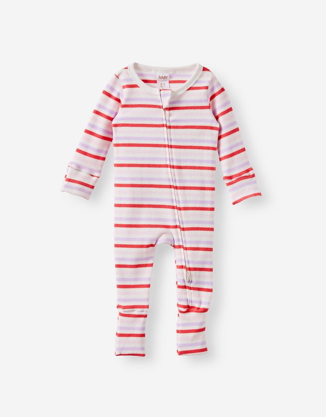 Cotton On Kids - Growie Long Sleeve Zip Romper