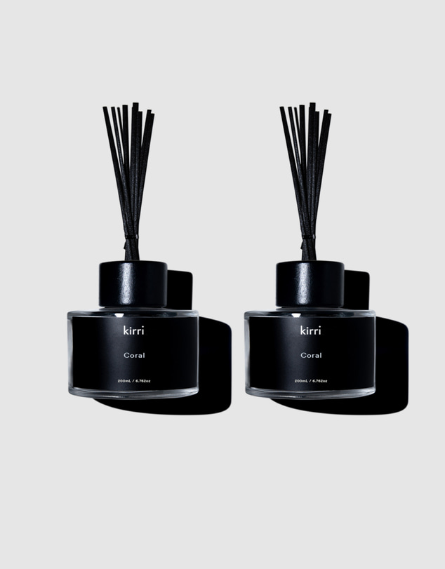 Kirri by Scent Australia Home - Coral Reed Diffuser Duo - Designer Range (Formerly Aqua Positano)