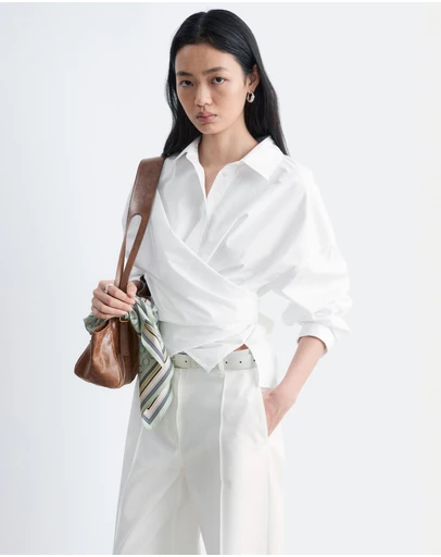 & Other Stories - Tie-Waist Cotton Shirt