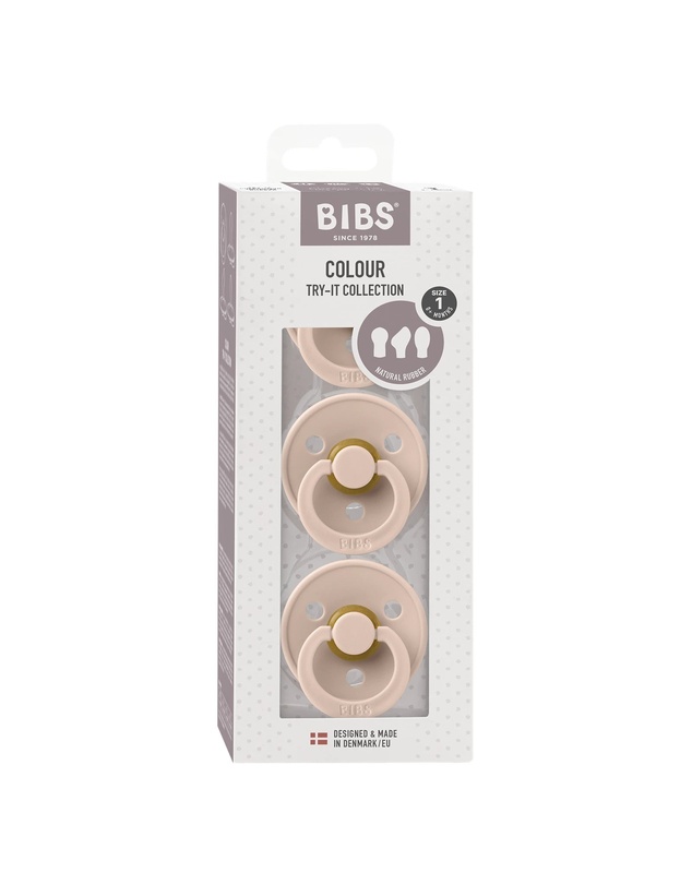 BIBS Denmark - Tryit Colour 3pk Blush