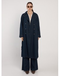 Fate + Becker - Koa Denim Trench Coat
