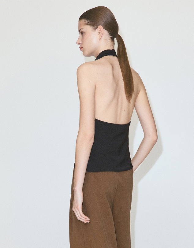M.N.G - Draped Halter Top