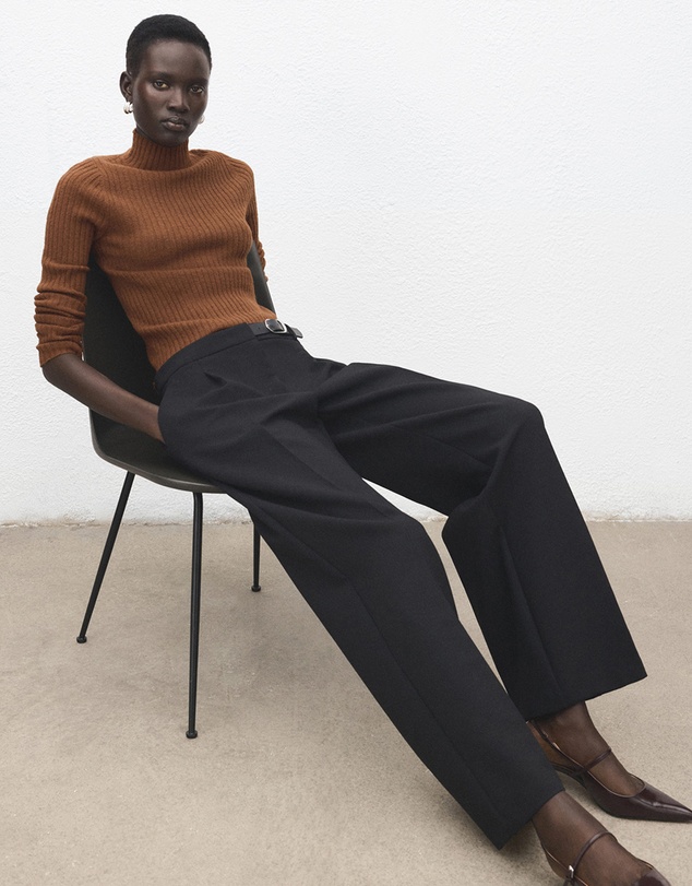 M.N.G - Knitted Sweater With Perkins Neck