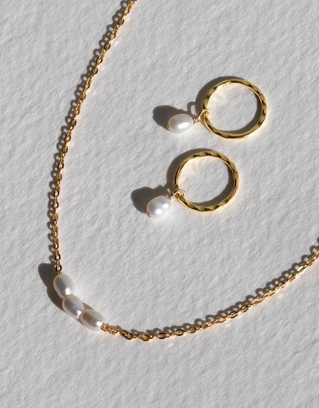 SAINT VALENTINE - The Mini Pearl Duo Set - Gold