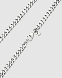 Kuzzoi - ICONIC EXCLUSIVE - Necklace Male Curb Chain 925 Sterling Silver