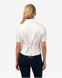 Forcast - Paige Short Sleeve Blouse