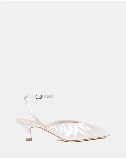 Loeffler Randall - Rio Smocked Kitten Heels