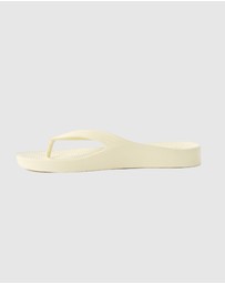 Tolu Australia - Ivory Thongs With Arch Support