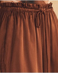 AUR OCEA - Gathered Wide Leg Pants