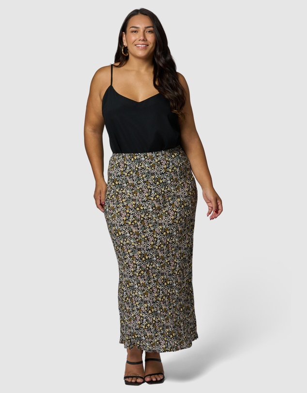 Something 4 Olivia - Emily Printed Midi Skirt